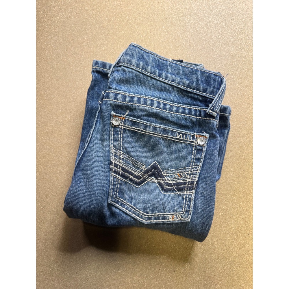 Ariat B5 Slim Kids Jeans Denim Blue Size 14 Stretch Western Style $89